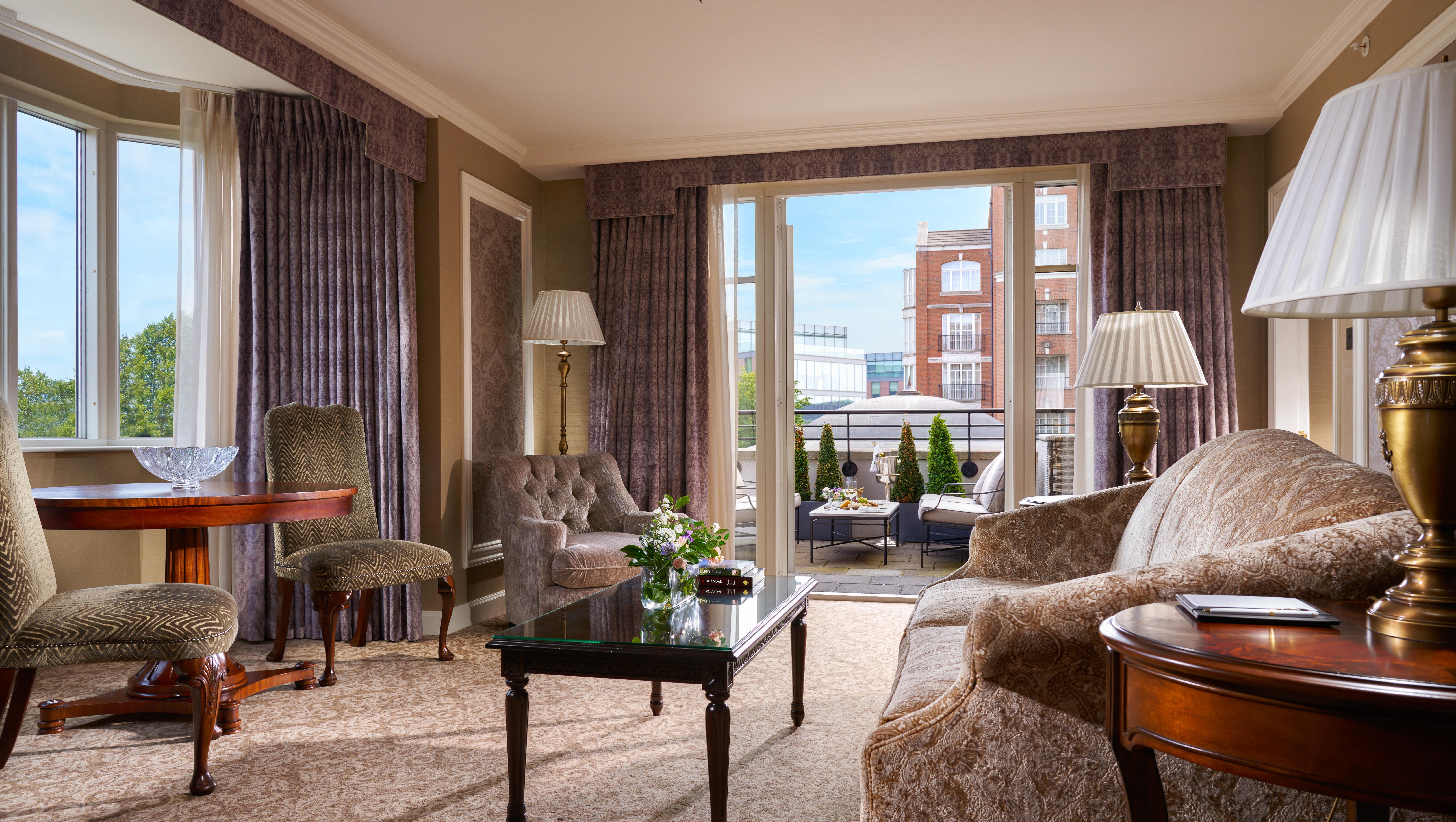 都柏林洲际酒店 外观 照片 A suite at The Dorchester