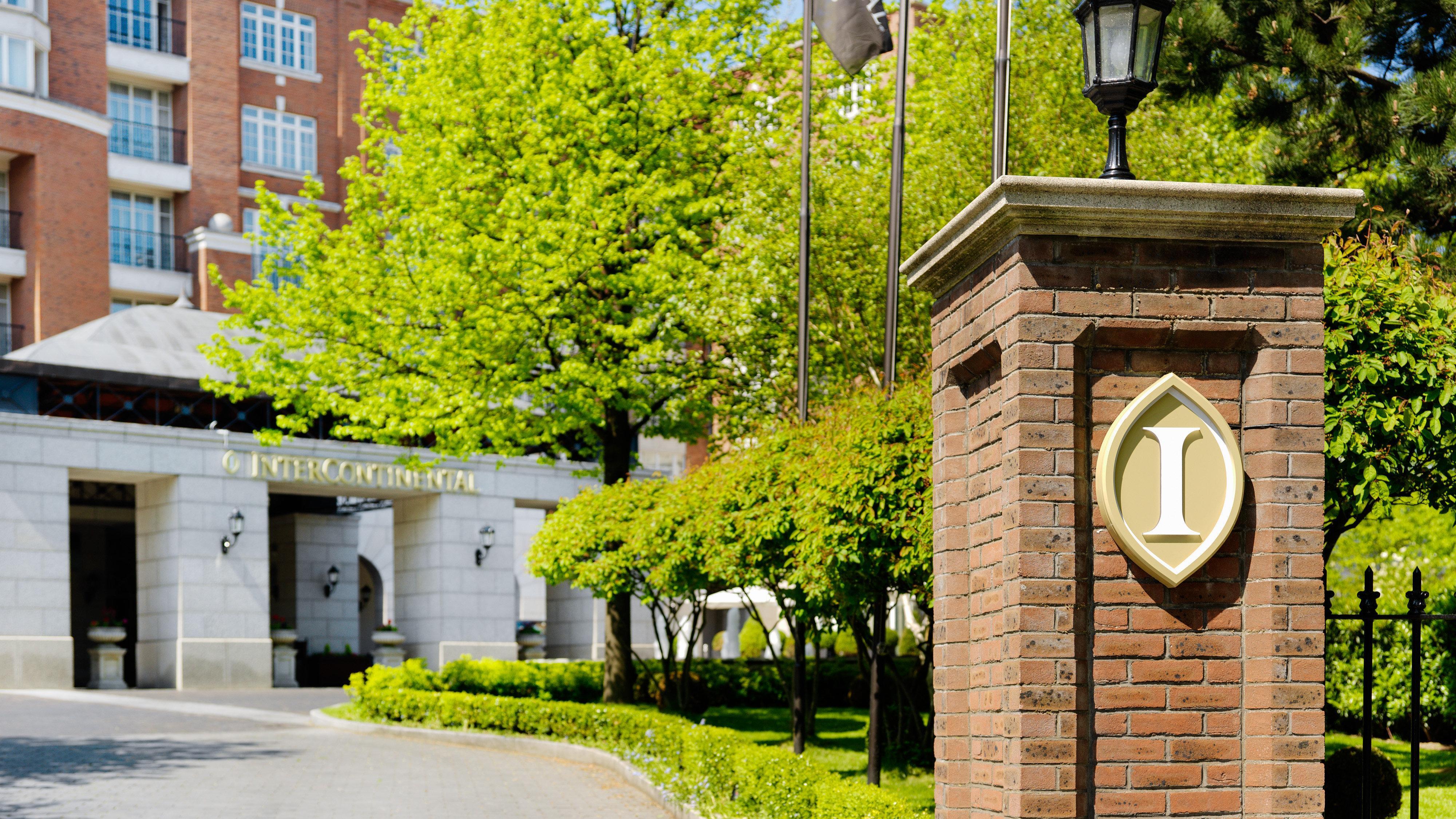 都柏林洲际酒店 外观 照片 Entrance to the hotel